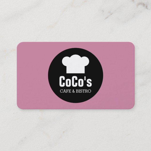 Koch-Hutzirkel - Cashmere-Rose Visitenkarte (Vorderseite)