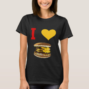 Koch - I Liebe Cheeseburgers Feinschmecker Restaur T-Shirt