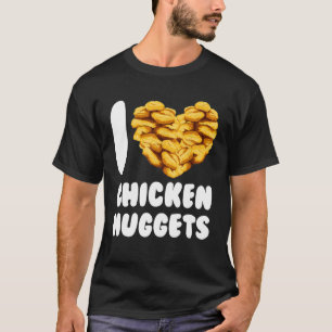 Koch - I Liebe Hühnchen Nuggets Niedlich Feinschme T-Shirt