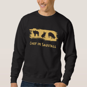 Koch in Saustall Bauer Pig Stable Country Life Far Sweatshirt