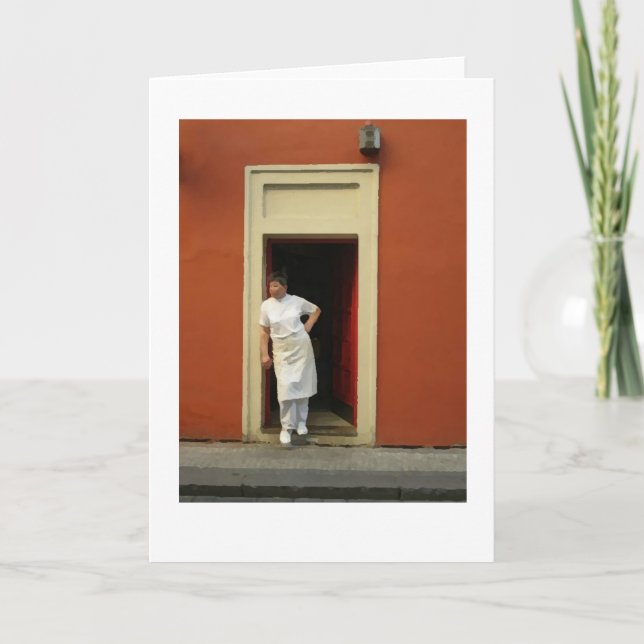 Koch in trockener Bürste Eingangsprags für Karte (Vorderseite)