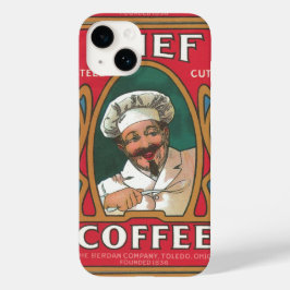 Koch Kaffee Vintage Jugendstil-elegante Rot Case-Mate iPhone 14 Hülle