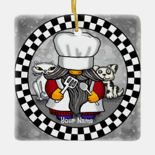 Koch Keramikornament