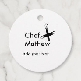 Koch Koch hinzufügen Namen Männer Küche Bäckerei Geschenkanhänger