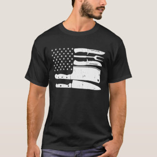 Koch - Koch Knife American US Flag T-Shirt