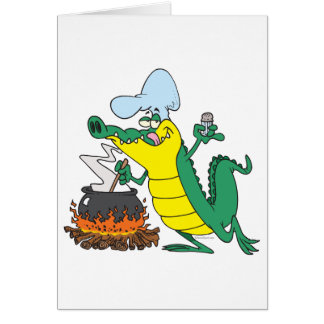 Koch-Kochgerät Alligator Cartoon
