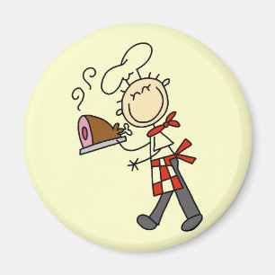 Koch mit Baked Ham T-Shirts und Geschenken Magnet