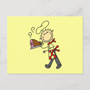Koch mit Baked Ham T-Shirts und Geschenken Postkarte
