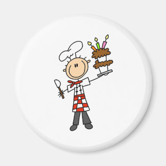 Koch mit BIrthday Cake Magneten Magnet