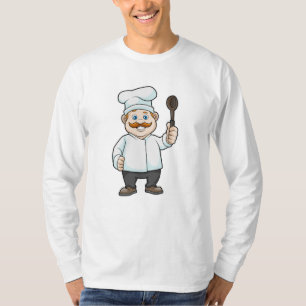 Koch mit Koch Hut & Soup Löffel T-Shirt