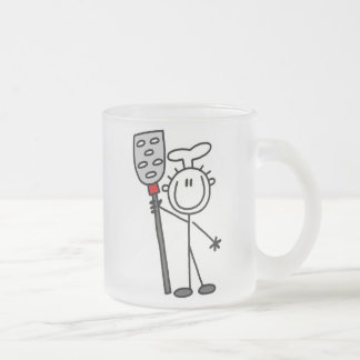 Koch mit Spachtel Mattglastasse