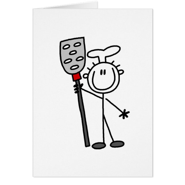 Koch mit Spachtel-T-Shirts und Geschenken (Vorne)