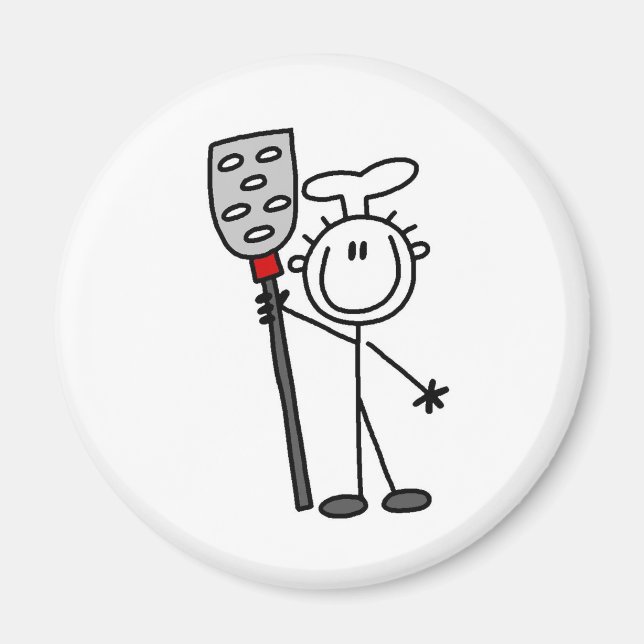 Koch mit Spatula Magnet (Vorne)