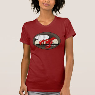 Koch-Muster Ladys Red T - Shirt