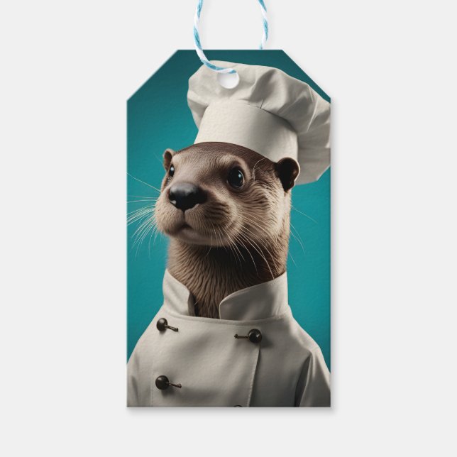Koch Otter Geschenkanhänger (Vorderseite)