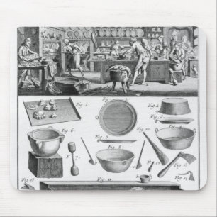 Koch, Pastetenbäcker, Lebensmittellieferant Mousepad