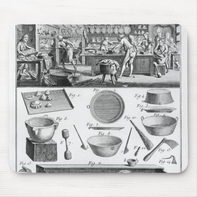 Koch, Pastetenbäcker, Lebensmittellieferant Mousepad (Vorne)