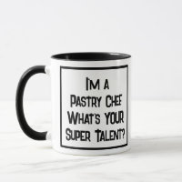 Koch Patisserie Super Talent. Zwei Tone-Kaffee-Tas
