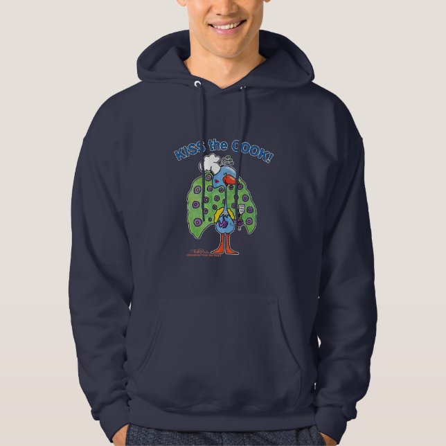 Koch Peacock, Küss den Koch! Hoodie (Vorderseite)