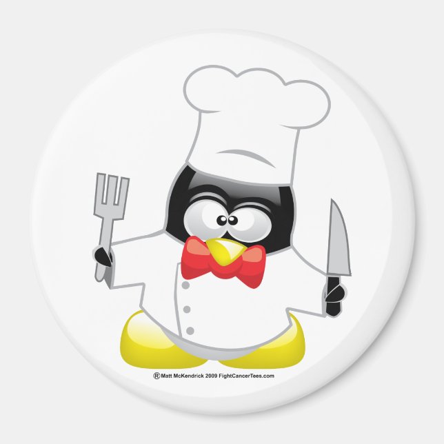 Koch Penguin Magnet (Vorne)