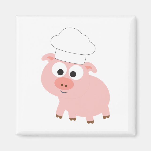 Koch Pig Magnet (Vorne)