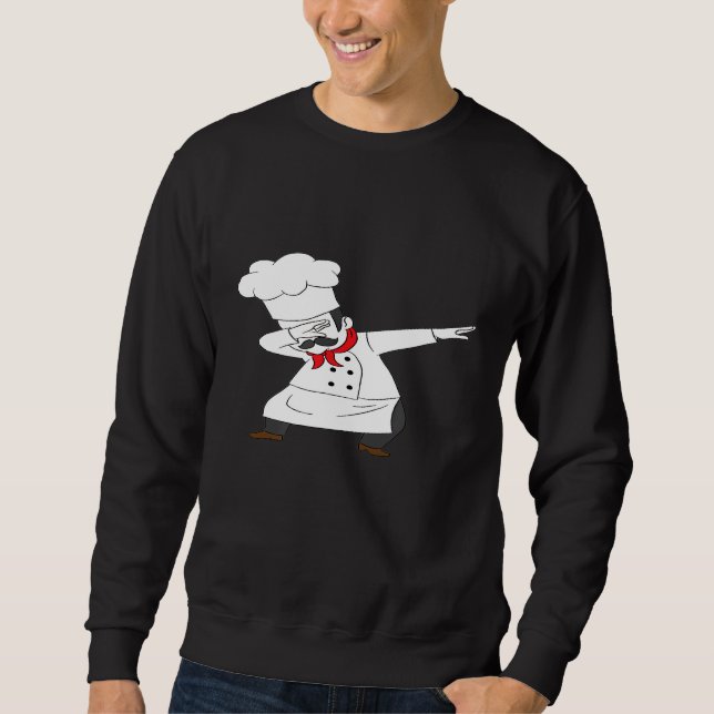 Koch Pizza Maker Dab Dabbing Sweatshirt (Vorderseite)