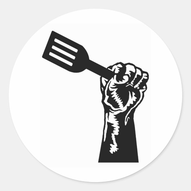 Koch Power Runder Aufkleber (Vorderseite)