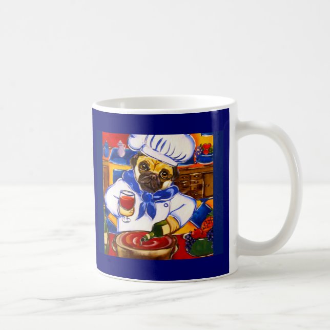 Koch Pug Tasse (Rechts)