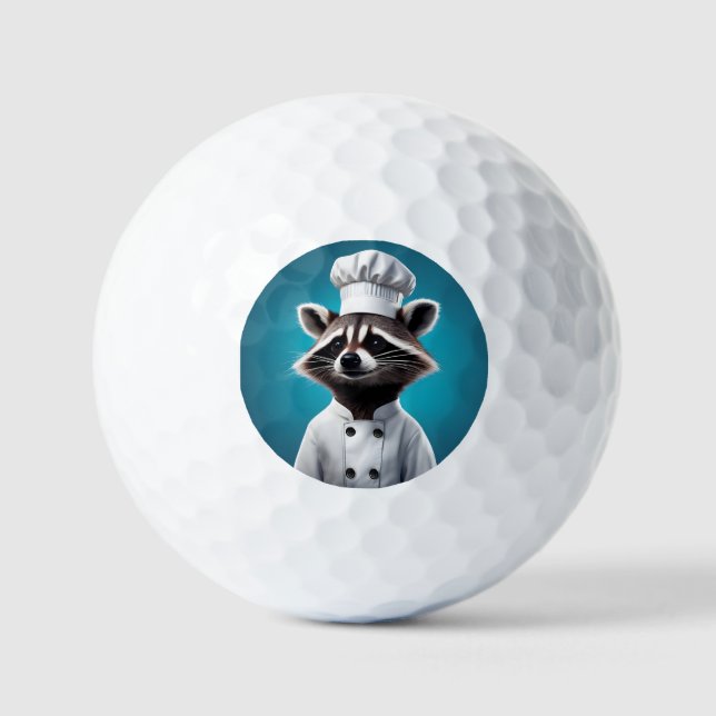 Koch Raccoon Golfball (Vorderseite)