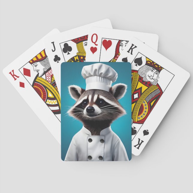 Koch Raccoon Spielkarten (Rückseite)