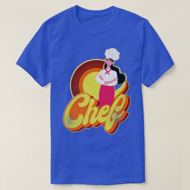 Koch-Retro Vintage Küche Koch 145 T-Shirt (Design vorne)