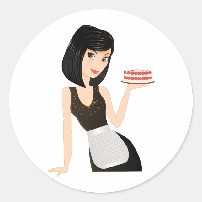 Koch Runder Aufkleber (Vorderseite)