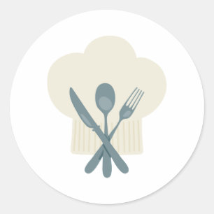 Koch Runder Aufkleber