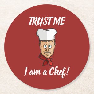 Koch Runder Pappuntersetzer