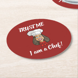 Koch Runder Pappuntersetzer