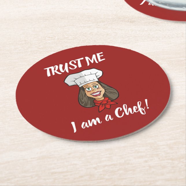 Koch Runder Pappuntersetzer (Angewinkelt)