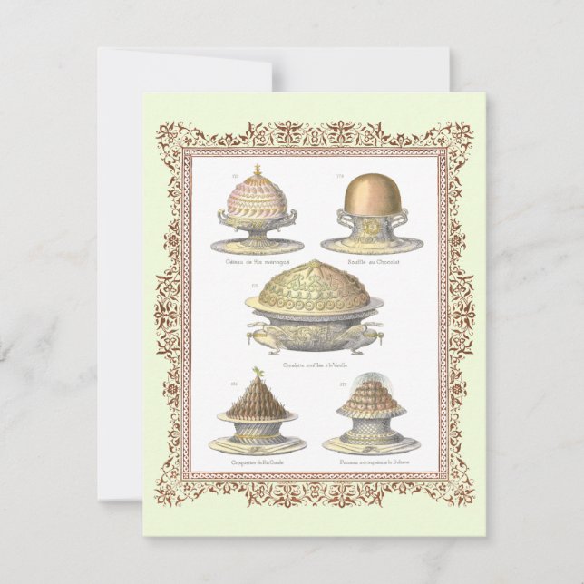 Koch Schulabschluss für Cake Cooking Einladung (Vorderseite)