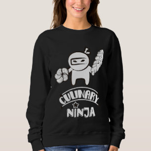 Koch Shirt Kulinarisches Ninja Kochen T-Shirt für