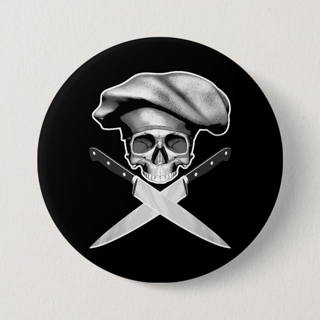 Koch Skull n Knies Button (Vorderseite)