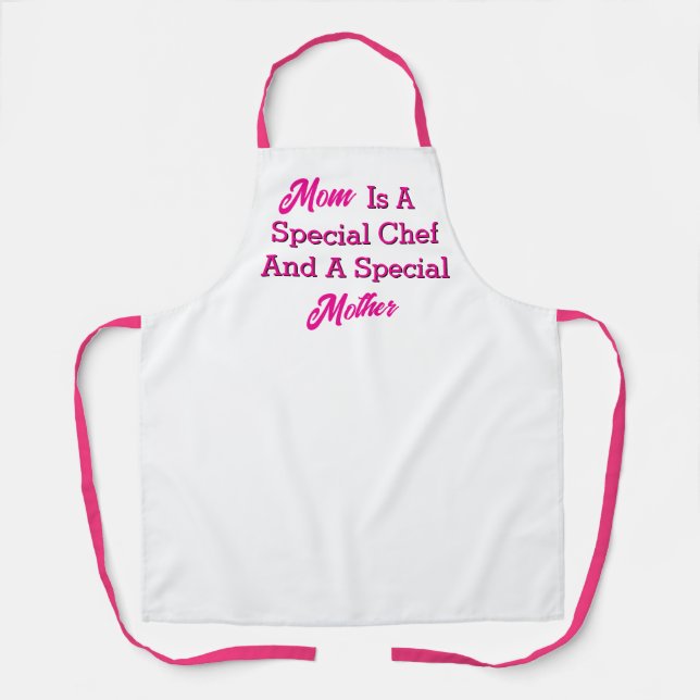 Koch Special Mother White Kitchen Schürze (Vorderseite)