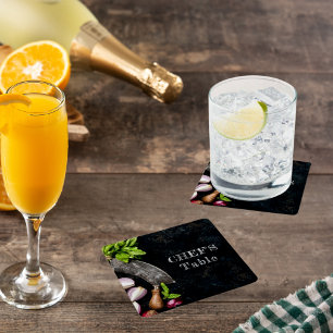 Koch Tisch rustikale Küche Party Rechteckiger Pappuntersetzer