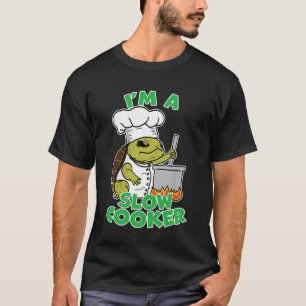Koch Tortoise Turtle Vater Joke Pun Ich bin ein la T-Shirt