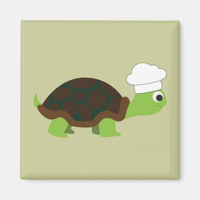 Koch Turtle Magnet (Vorne)