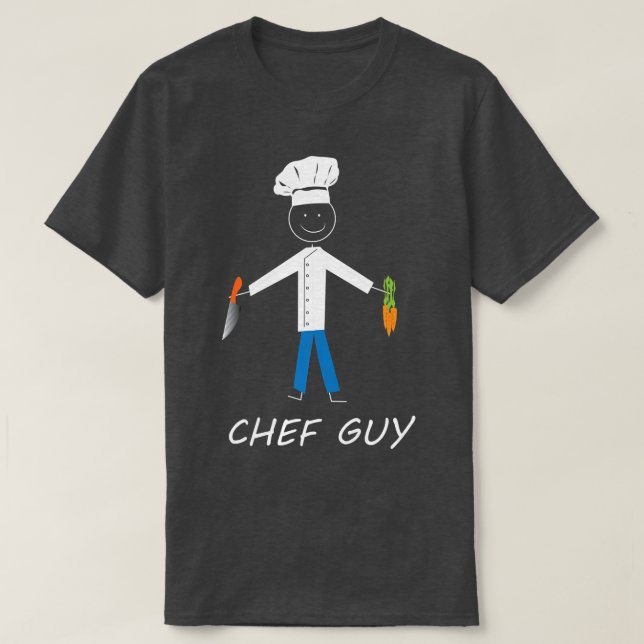 Koch Typ Küche Restaurant Backofen Kochen Enthusia T-Shirt (Design vorne)