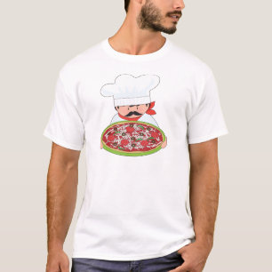 Koch und Pizza T-Shirt