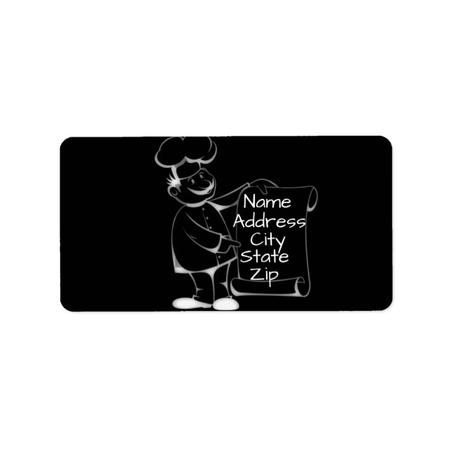 ***KOCH VERWENDEN**** ADRESSETIKETT (Vorne)