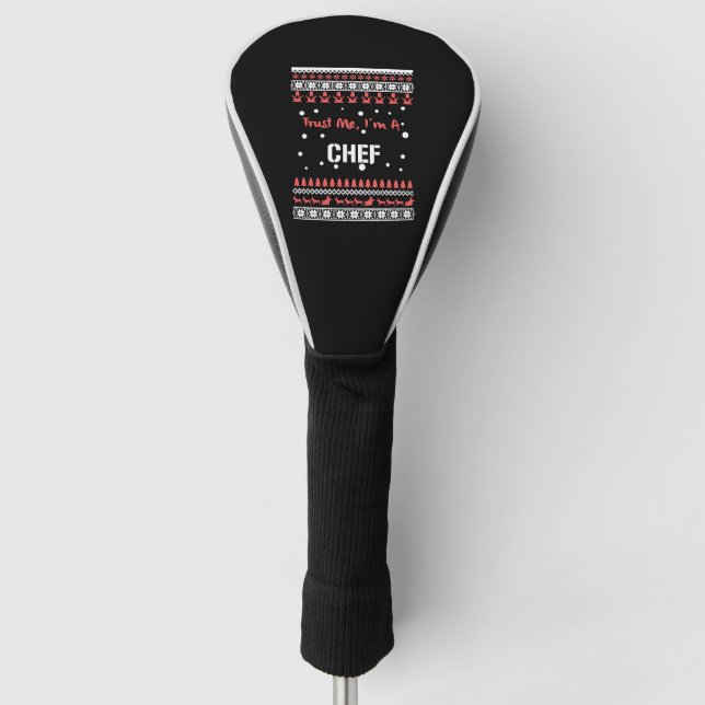 Koch Weihnachts-Shirts Golf Headcover (Vorderseite)