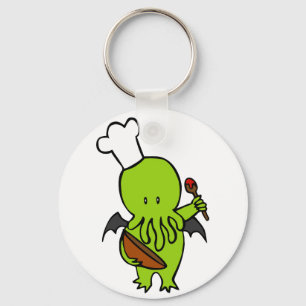 Koch zusammen mit Cthulhu Schlüsselanhänger