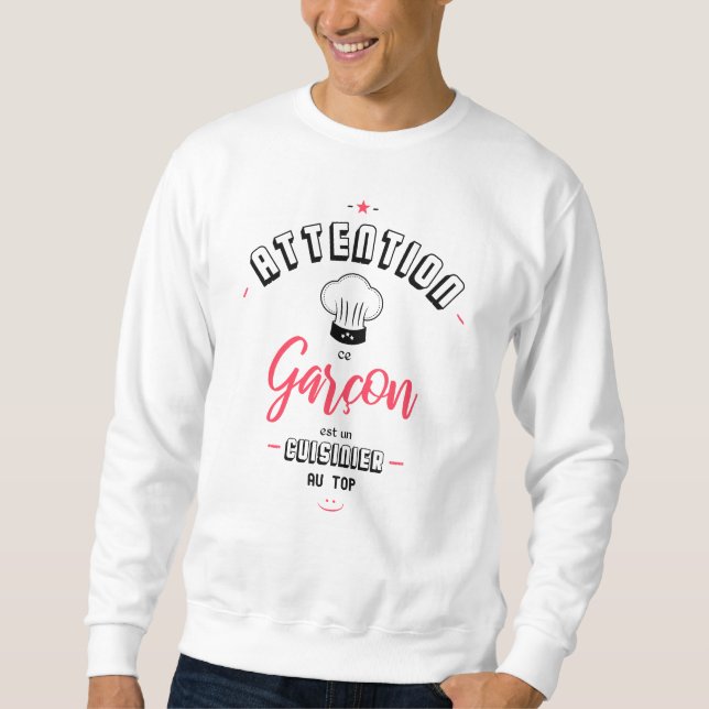 Kochbeachtung an der Echoanzeige Sweatshirt (Vorderseite)