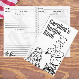 Kochbuch mit Cook Dekorationskuchen. Rezept Notizbuch